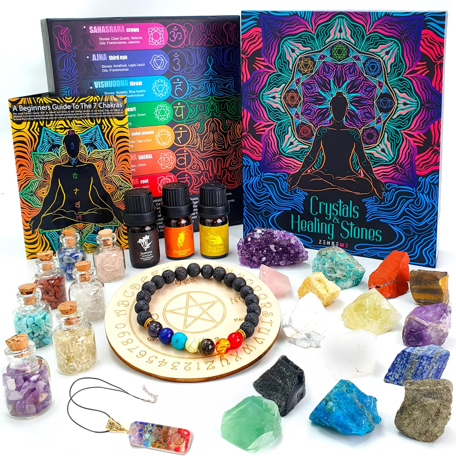 ZenseMe Crystal Healing Stones for Energy & Balance